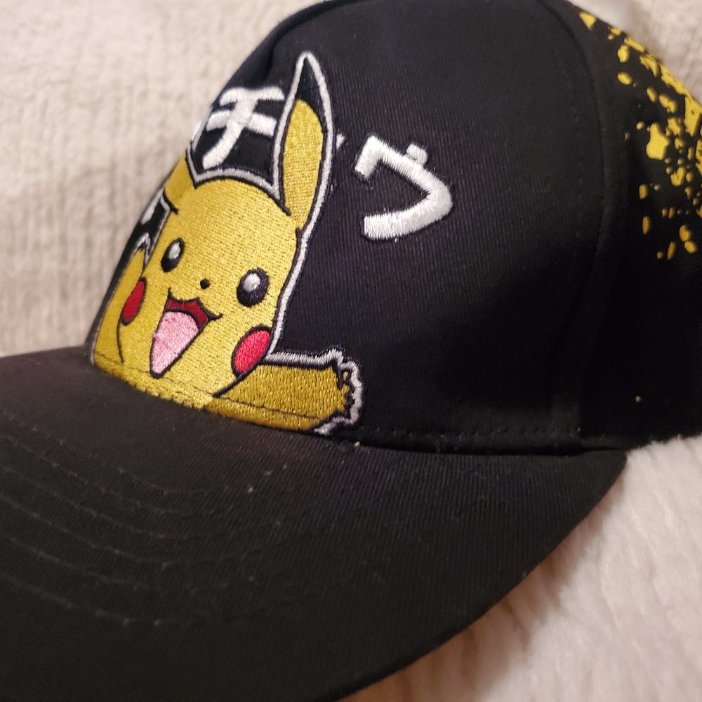 Pokemon hat pikachu adjustable snap-back. Officially licensed.